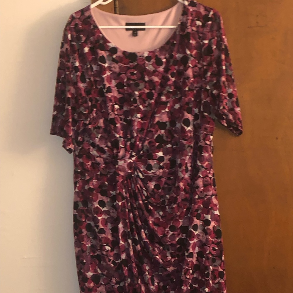 Women’s watercolor dot dress